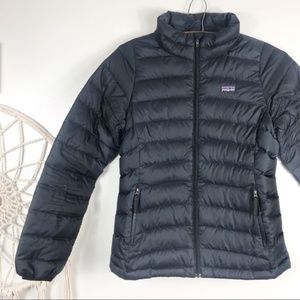 Patagonia Black Girls' Down Sweater Jacket size L